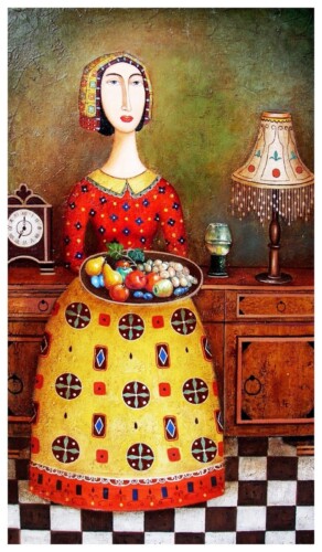 Lady with Fruit