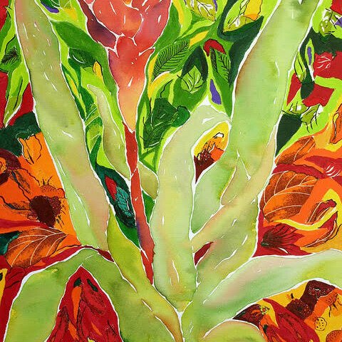 Red Bromeliad - Series Chita