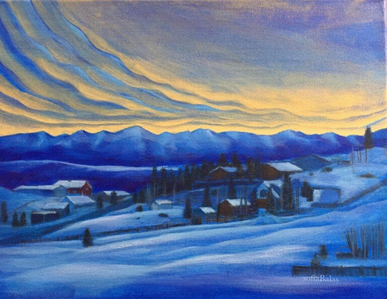 Sofia Balas, Winter Sunset