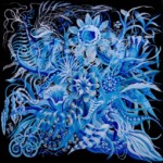 Jane Evershed, Blue Flowers