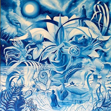 Jane Evershed, Dreaming in Blue