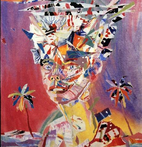 Jane Evershed, Torn Self-Portrait