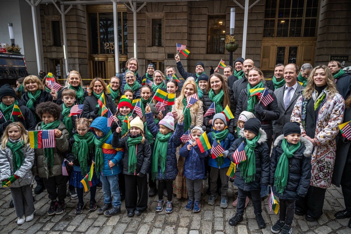 Niujorkas švenčia Lietuvos nepriklausomybę!